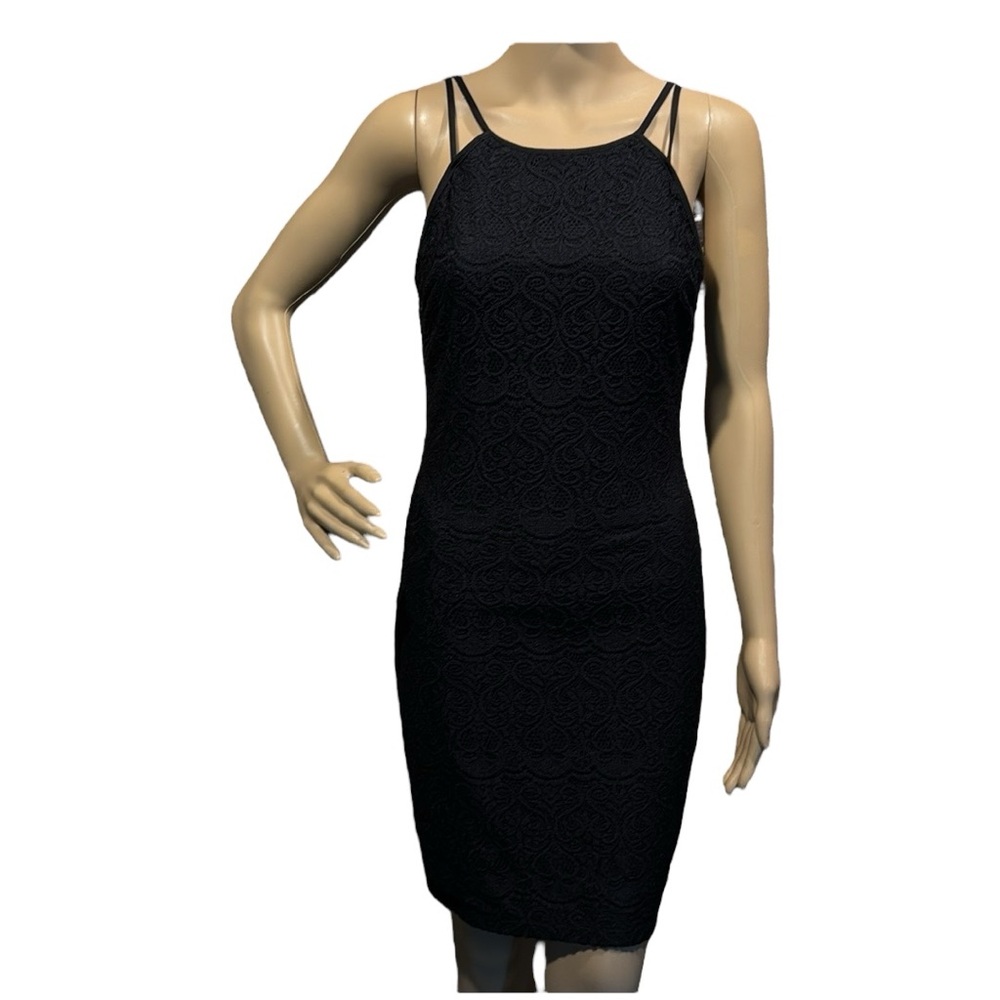💰BOGO FREE Guess Black Lace Patterned Dress